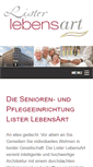 Mobile Screenshot of lister-lebensart.de