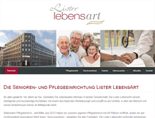 Tablet Screenshot of lister-lebensart.de
